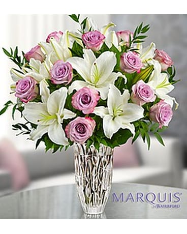 Marquis by Waterford® Purple Rose & Lily Bouquet