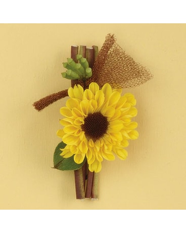 Sunflower Boutonnière