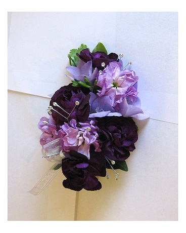 Mixed Purple Corsage