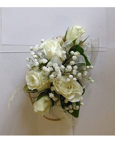 White Rose Corsage