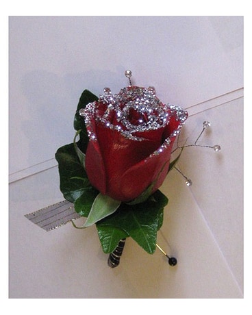 Red Glitter Rose Bout
