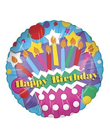 18 HAPPY BIRTHDAY MYLAR