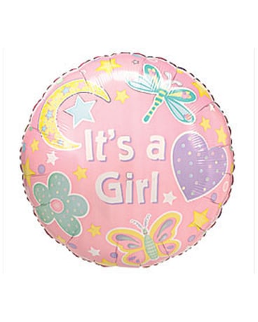 Baby Girl Mylar Balloon