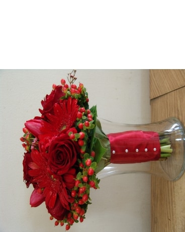 Red Rose Bridal Bouquet