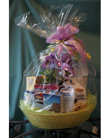 Gift Basket with a Plant