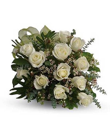 Dozen White Roses