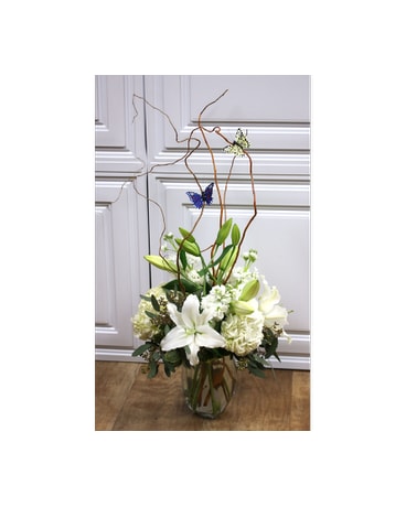 Butterfly Serenity Vase