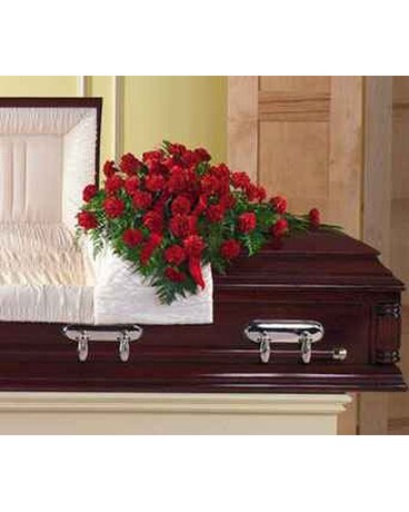 Carnation Casket Cover