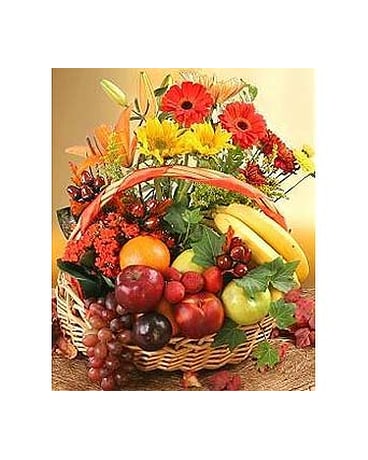 Fruit and Flowers Basket