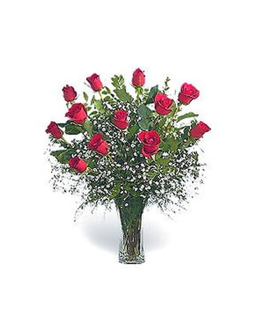 12 Long Stem Roses, Choose Your Color