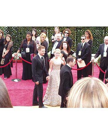 Celebrities arriving on the Red Carpet