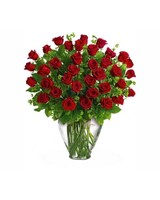 3 Dozen Roses size,  inches height and  inches wide.