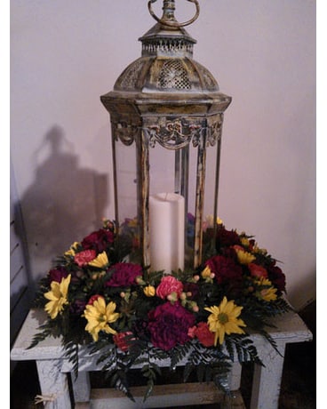 Lantern of flowers