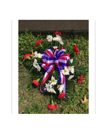 Patriotic Memorial Spray