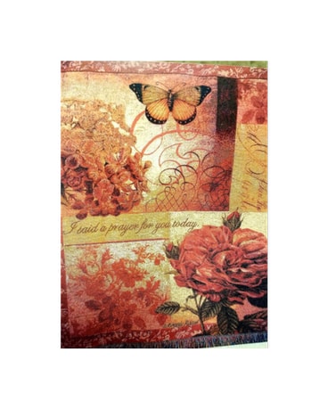 Spring Blooms throw