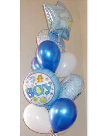 its a boy balloon bouquet
