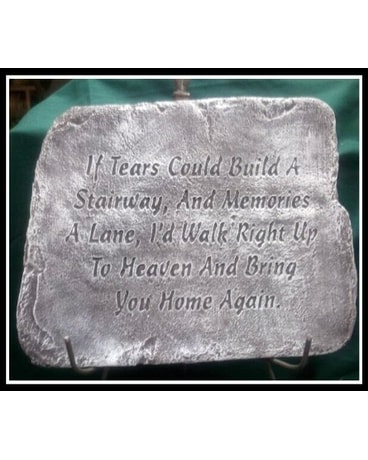 Sympathy Plaque With Easel