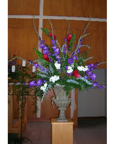 Jewel Tone Urn