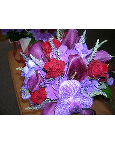 Jewel Tone Bridal Bouquet
