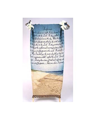 Footprints Comfort Throw