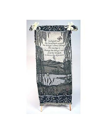 Serenity Prayer Comfort Throw