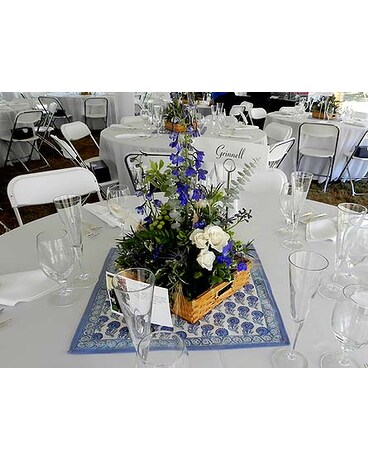 Sapphire Centerpiece