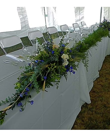 Sapphire Table Garland