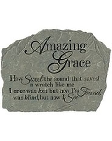 Amazing Grace Garden Plaque