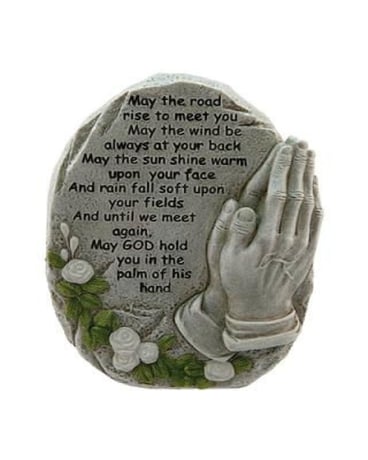 May the Road Praying Hands Statue