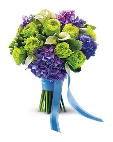 Luxe Lavender and Green Bouquet