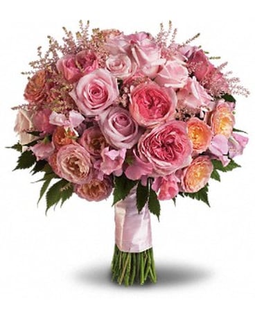 Pink Rose Garden Bouquet