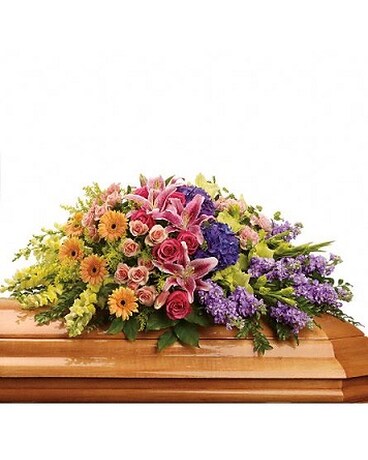 Garden of Sweet Memories Casket Spray