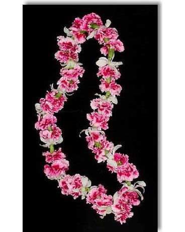 Single Carnation Orchid Lei