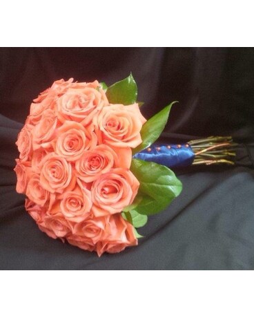 Coral Rose Bouquet