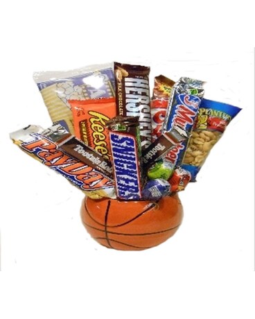 Basketball Candy Bouquet