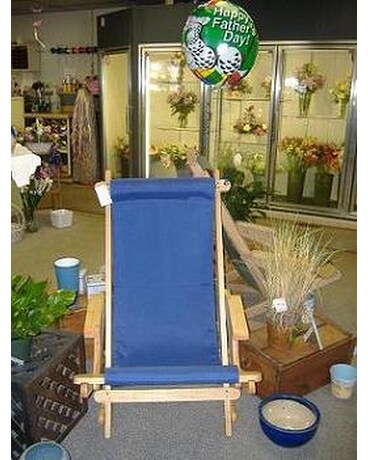 Folding Wooden Beach Chair