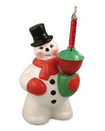 Vintage Snowman Bubble Light