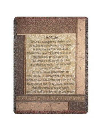 23rd Psalm My Shepherd Tapestry
