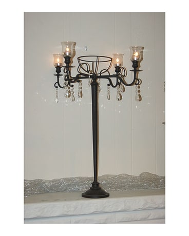 Black Iron Candelabra