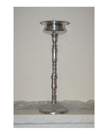 Tall Silver Pedestal