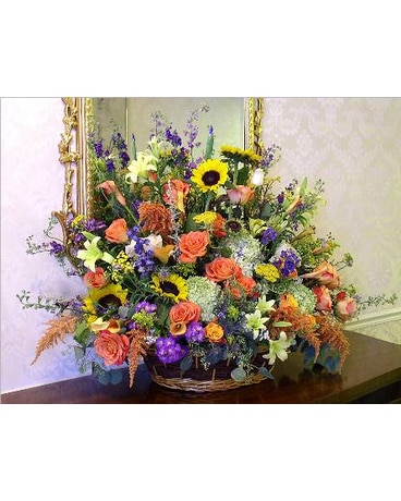 Colorful Garden Basket