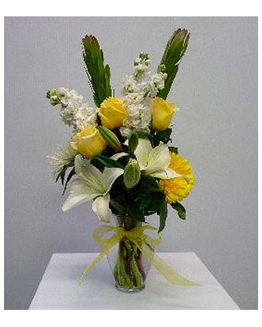 Medium Garden Vase Yellow