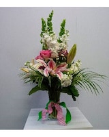 As Shown size,  inches height and  inches wide.