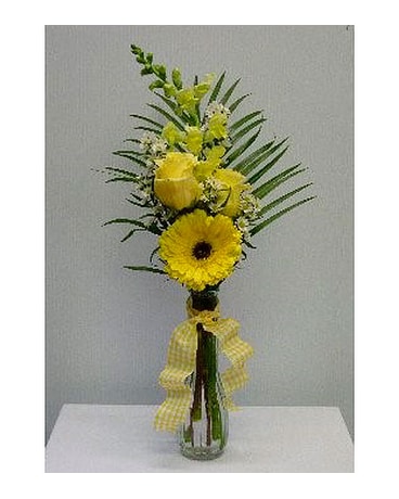 Yellow Bud Vase