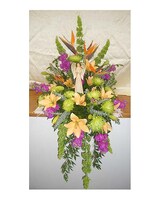 As Shown size,  inches height and  inches wide.