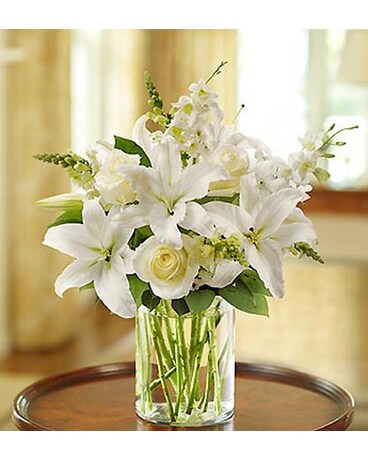 Classic All-White Arrangement  #MF90303MD