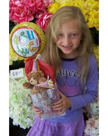 Wish Big Happy Birthday Balloon and Bear