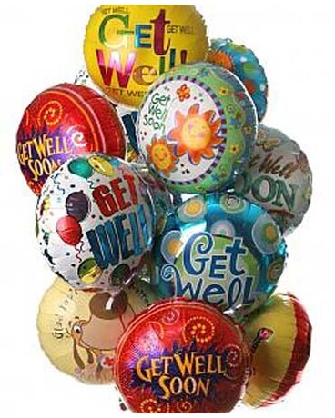 12 Get Well Balloon Bouquet - #MFB21
