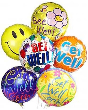 8 Get Well Balloon Bouquet - #MFB23