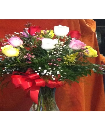 Vase of Roses
